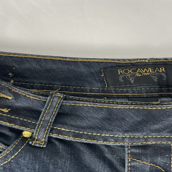 Rocawear Ladies Skimmer Stretch Bermuda Shorts Size 11 NWT - Picture 5 of 9